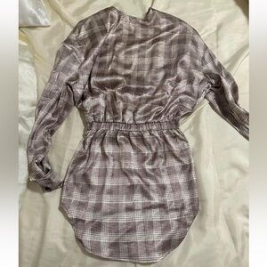 Lioness Silk Plaid Dress Size XXS